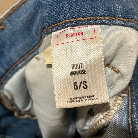 Express Women's Light Blue Boot Cut Jeans - Picture 5 of 5